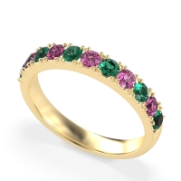 Half Eternity Classic Prong Set Udara Band