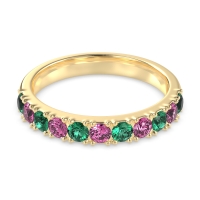 Half Eternity Classic Prong Set Udara Band