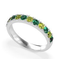 Half Eternity Classic Prong Set Udara Band