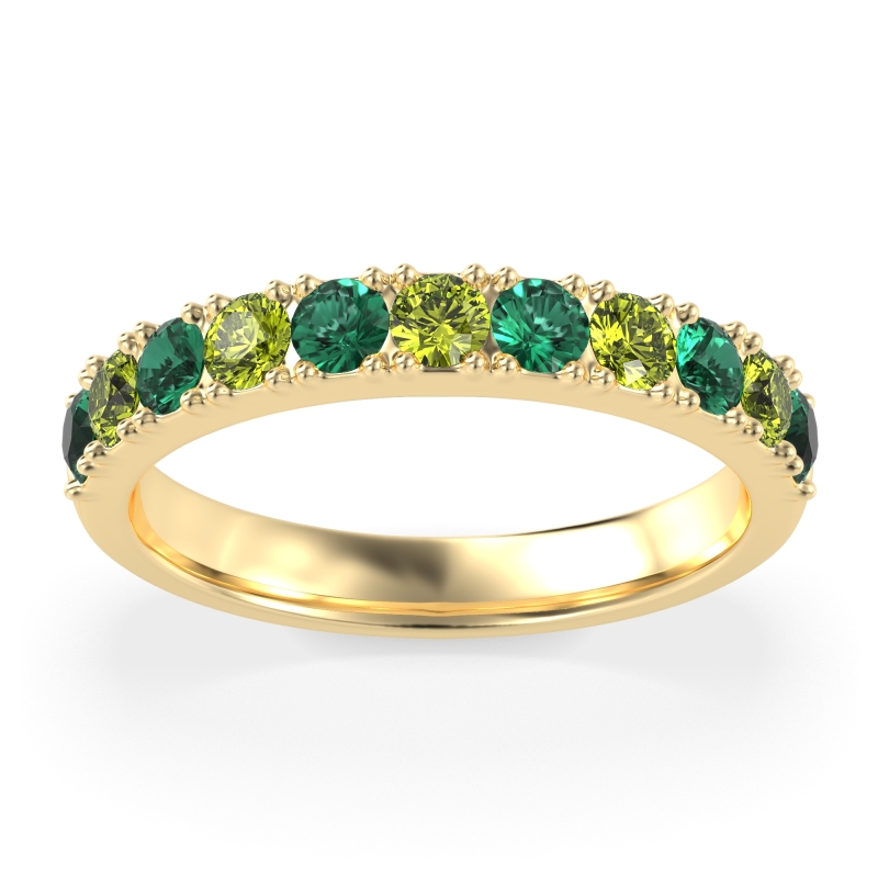 Half Eternity Classic Prong Set Udara Band