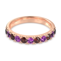 Half Eternity Classic Prong Set Udara Band