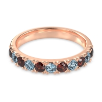 Half Eternity Classic Prong Set Udara Band