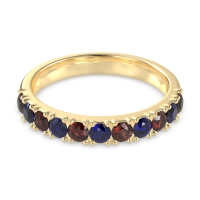 Half Eternity Classic Prong Set Udara Band