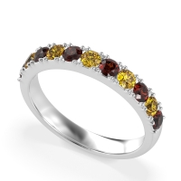 Half Eternity Classic Prong Set Udara Band