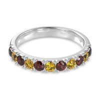 Half Eternity Classic Prong Set Udara Band