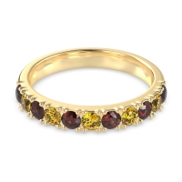 Half Eternity Classic Prong Set Udara Band