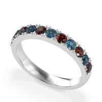 Half Eternity Classic Prong Set Udara Band