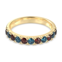 Half Eternity Classic Prong Set Udara Band