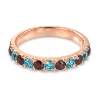 Half Eternity Classic Prong Set Udara Band