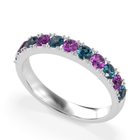 Half Eternity Classic Prong Set Udara Band