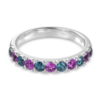 Half Eternity Classic Prong Set Udara Band