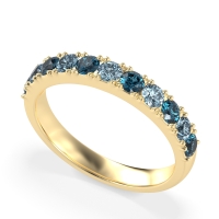 Half Eternity Classic Prong Set Udara Band
