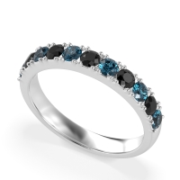 Half Eternity Classic Prong Set Udara Band