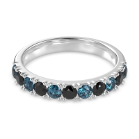 Half Eternity Classic Prong Set Udara Band