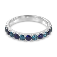 Half Eternity Classic Prong Set Udara Band