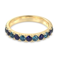 Half Eternity Classic Prong Set Udara Band