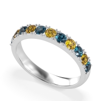 Half Eternity Classic Prong Set Udara Band