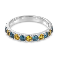 Half Eternity Classic Prong Set Udara Band