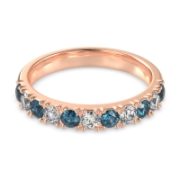 Half Eternity Classic Prong Set Udara Band