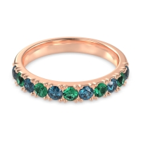 Half Eternity Classic Prong Set Udara Band