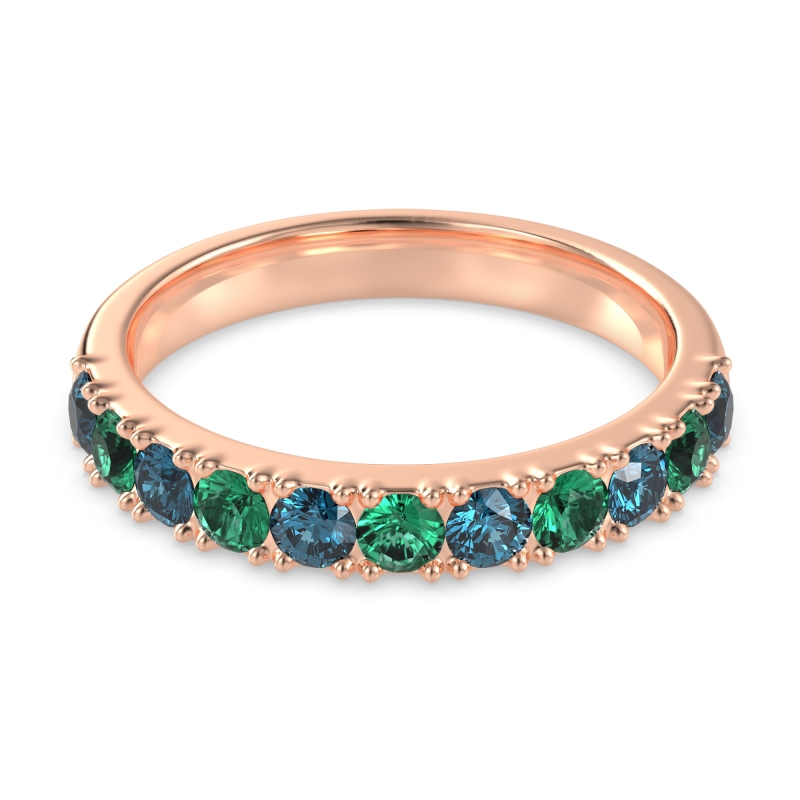 Half Eternity Classic Prong Set Udara Band