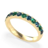 Half Eternity Classic Prong Set Udara Band