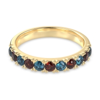 Half Eternity Classic Prong Set Udara Band