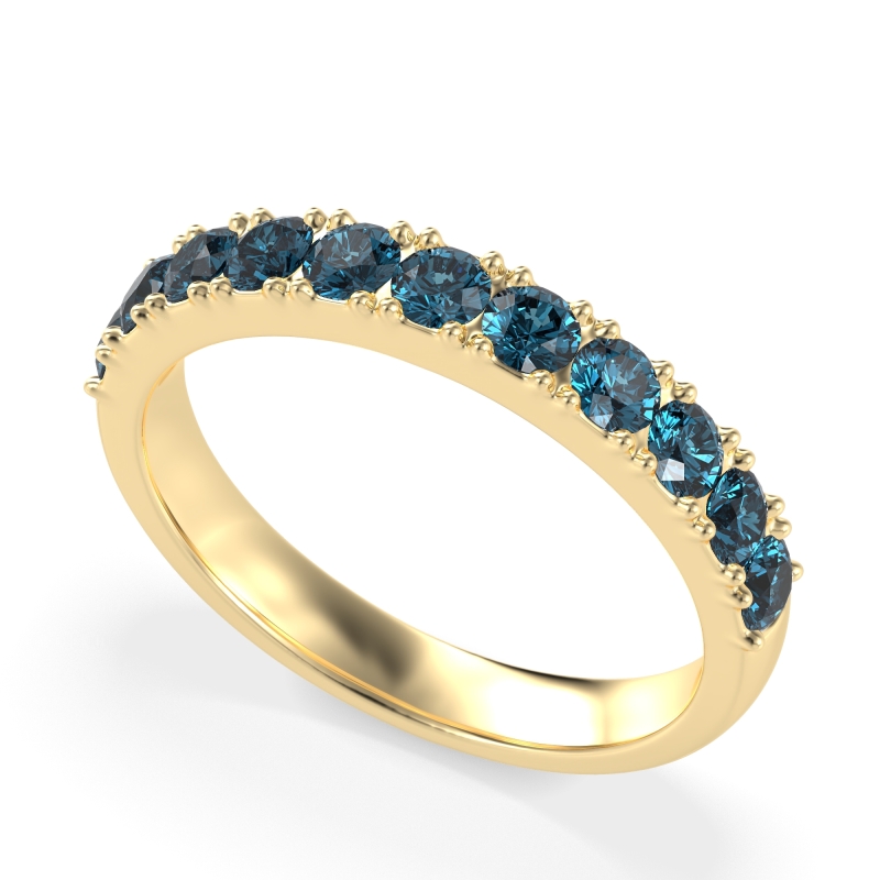 Half Eternity Classic Prong Set Udara Band