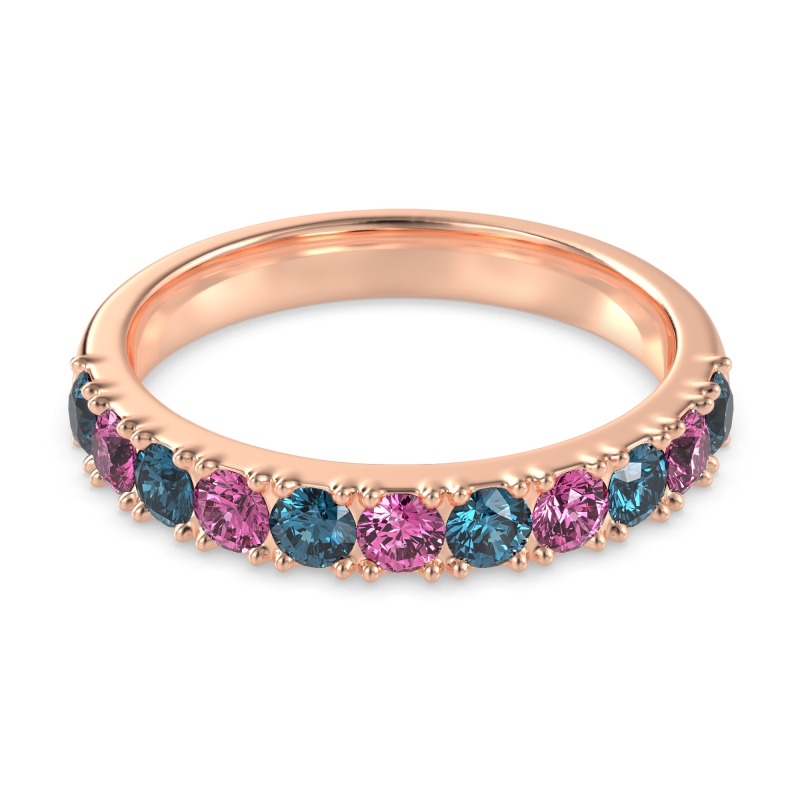 Half Eternity Classic Prong Set Udara Band