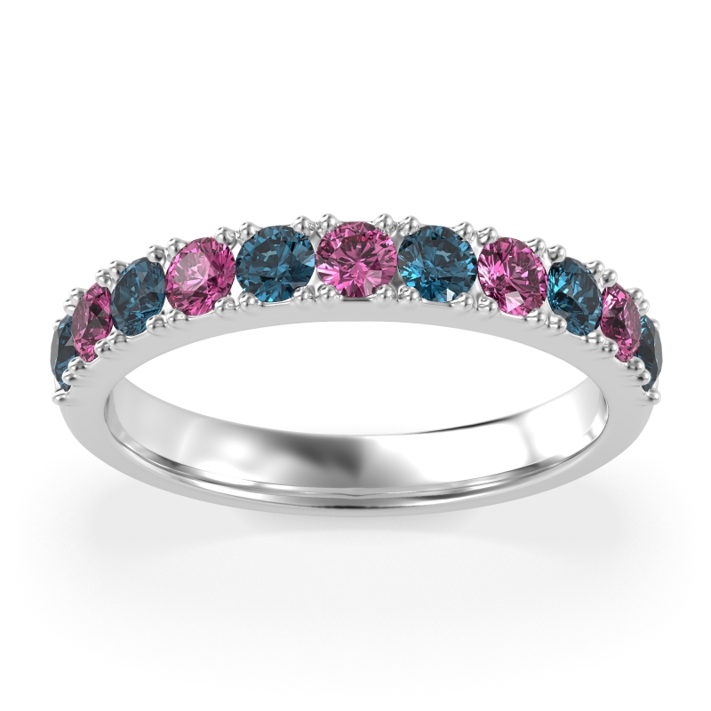 Half Eternity Classic Prong Set Udara Band