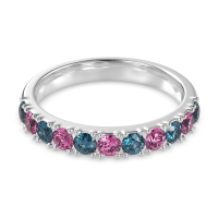 Half Eternity Classic Prong Set Udara Band