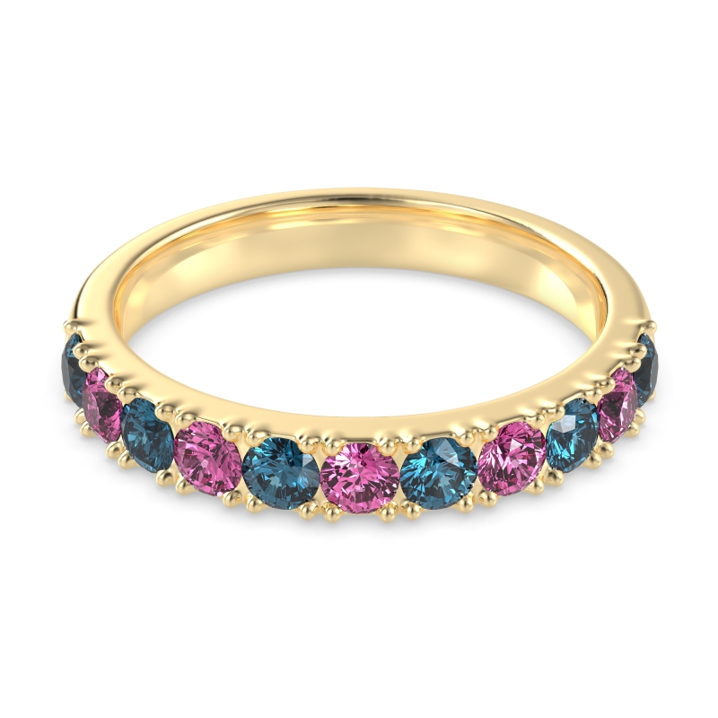 Half Eternity Classic Prong Set Udara Band