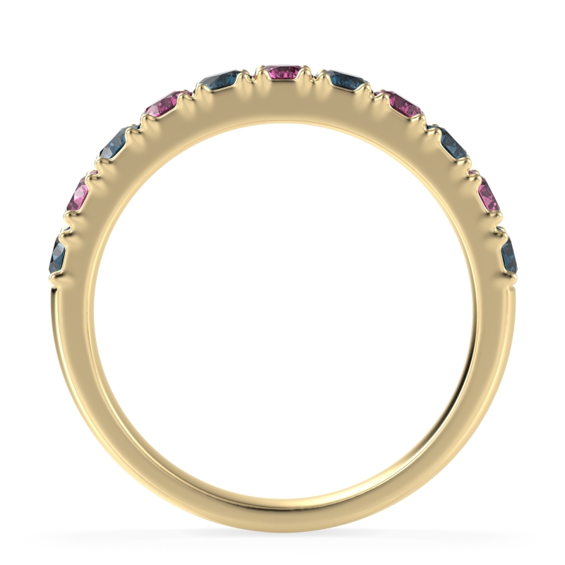 Half Eternity Classic Prong Set Udara Band