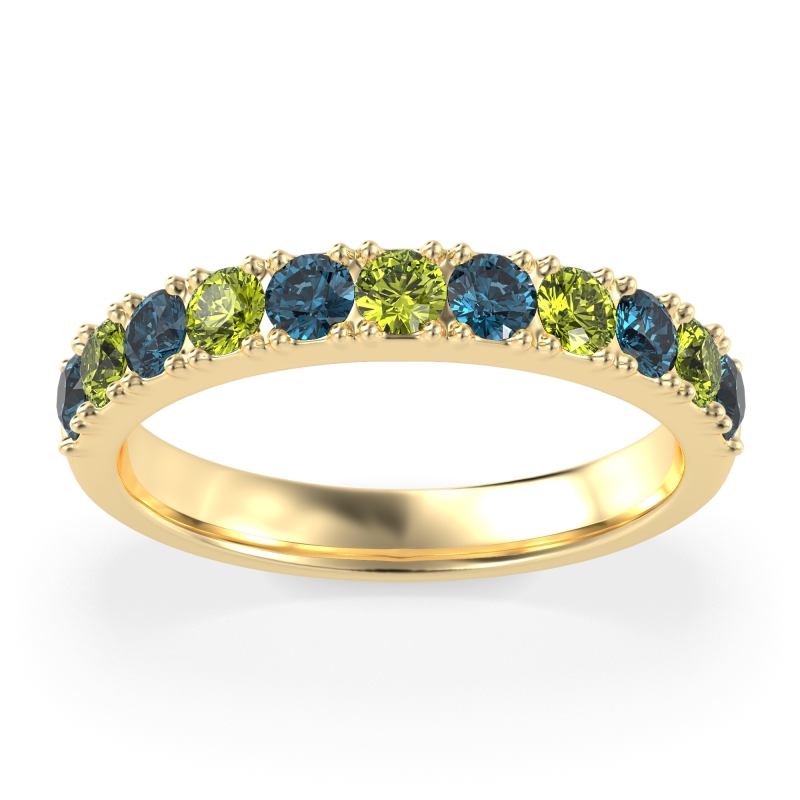 Half Eternity Classic Prong Set Udara Band