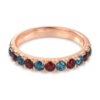 Half Eternity Classic Prong Set Udara Band