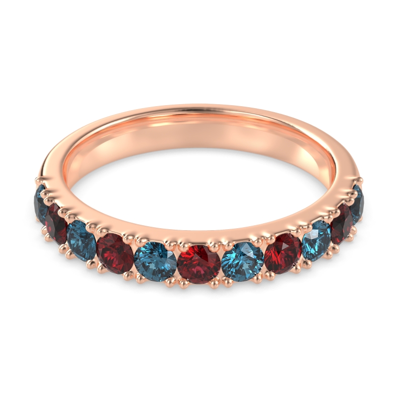 Half Eternity Classic Prong Set Udara Band