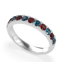 Half Eternity Classic Prong Set Udara Band