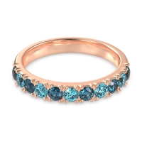 Half Eternity Classic Prong Set Udara Band