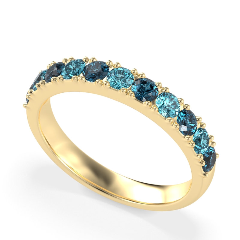 Half Eternity Classic Prong Set Udara Band