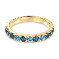 Half Eternity Classic Prong Set Udara Band