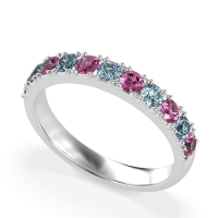 Half Eternity Classic Prong Set Udara Band