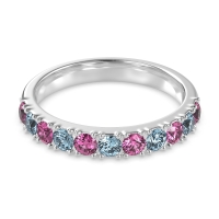 Half Eternity Classic Prong Set Udara Band