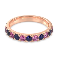 Half Eternity Classic Prong Set Udara Band
