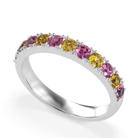 Half Eternity Classic Prong Set Udara Band