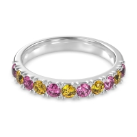 Half Eternity Classic Prong Set Udara Band