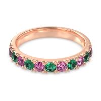 Half Eternity Classic Prong Set Udara Band