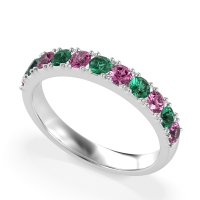 Half Eternity Classic Prong Set Udara Band