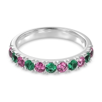 Half Eternity Classic Prong Set Udara Band