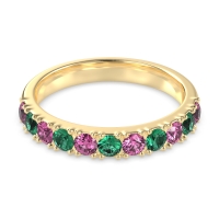 Half Eternity Classic Prong Set Udara Band