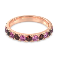 Half Eternity Classic Prong Set Udara Band